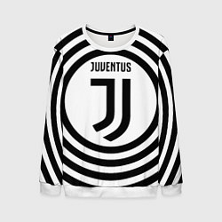 Свитшот мужской FC Juventus Round, цвет: 3D-белый