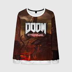 Свитшот мужской DOOM: Eternal, цвет: 3D-белый