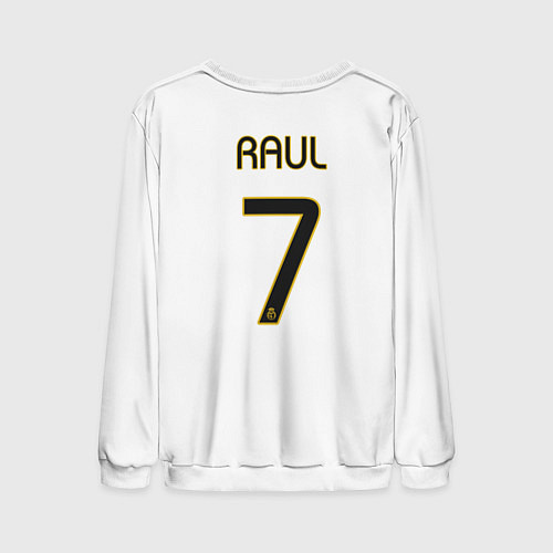 Мужской свитшот FC Real Madrid: Raul Retro / 3D-Белый – фото 2