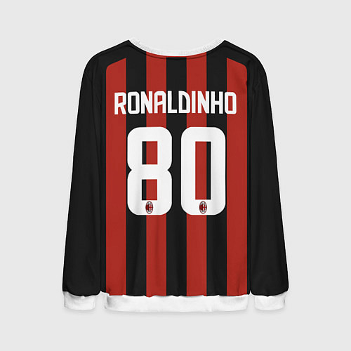 Мужской свитшот AC Milan: Ronaldo Retro / 3D-Белый – фото 2