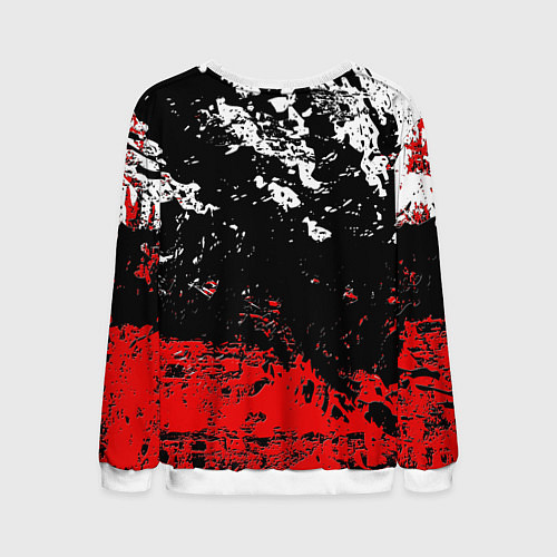 Мужской свитшот Брызги красок / 3D-Белый – фото 2