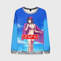 Мужской свитшот Senpai: Summer Girl