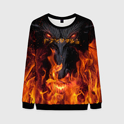 Мужской свитшот TES: Flame Wolf