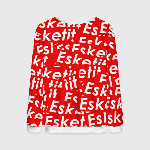 Мужской свитшот Esketit Pattern / 3D-Белый – фото 2