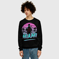 Свитшот мужской Майами, цвет: 3D-черный — фото 2