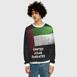 Свитшот мужской United Arab Emirates Style, цвет: 3D-белый — фото 2