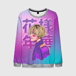 Свитшот мужской Taehyung BTS, цвет: 3D-меланж
