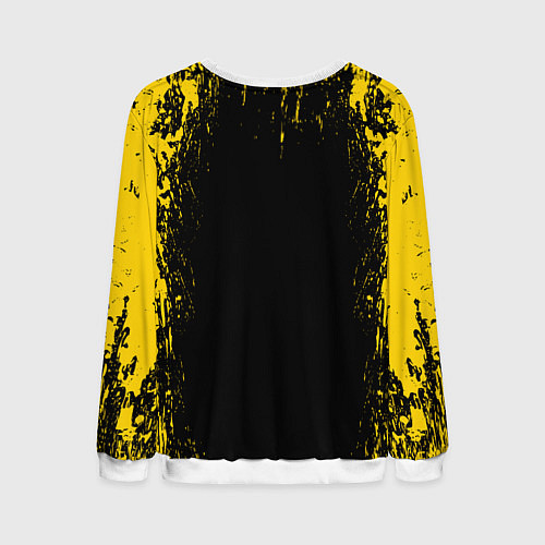 Мужской свитшот 21 Pilots: Yellow & Black / 3D-Белый – фото 2
