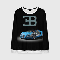 Свитшот мужской Bugatti - motorsport extreme, цвет: 3D-белый