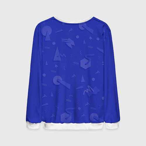 Мужской свитшот I-ZOMBIE с мумией и мозгами / 3D-Белый – фото 2