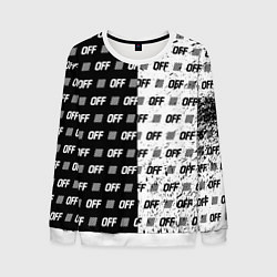 Свитшот мужской Off-White: Black & White, цвет: 3D-белый