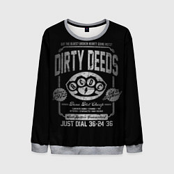 Свитшот мужской AC/DC: Dirty Deeds, цвет: 3D-меланж