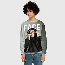 Свитшот мужской FACE: Slime, цвет: 3D-меланж — фото 2