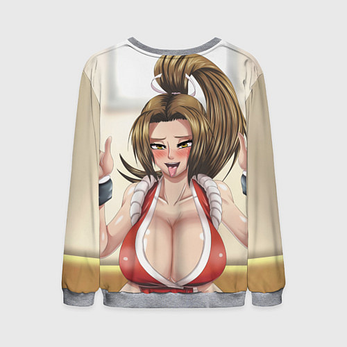 Мужской свитшот Май Сирануи boobs - sexy ahegao / 3D-Меланж – фото 2
