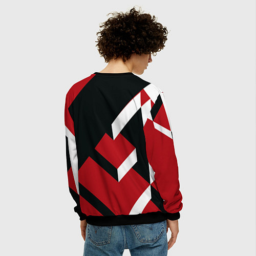 Мужской свитшот CS:GO Cyrex Style / 3D-Черный – фото 4