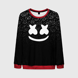 Свитшот мужской Marshmello Black, цвет: 3D-красный