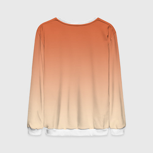 Мужской свитшот Милая аниме девочка-оборотень - Волчица и пряности / 3D-Белый – фото 2