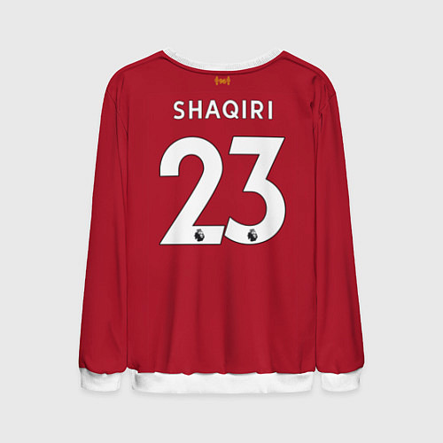 Мужской свитшот FC Liverpool: Shaqiri Home 19-20 / 3D-Белый – фото 2