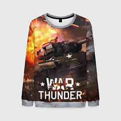 Мужской свитшот War thunder explosion