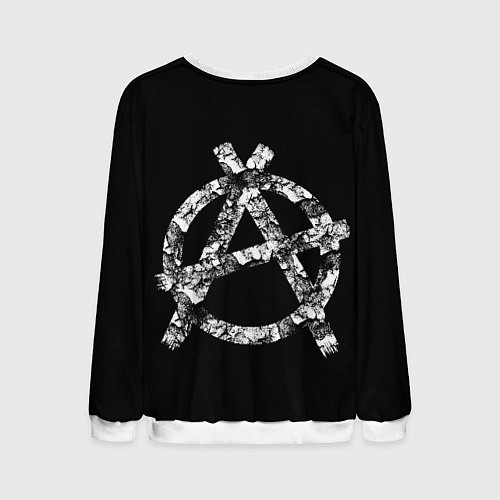 Мужской свитшот Король и Шут Анархия спина / 3D-Белый – фото 2