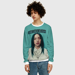 Свитшот мужской BILLIE EILISH, цвет: 3D-белый — фото 2