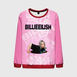 Свитшот мужской Billie Eilish: Pink Mood, цвет: 3D-красный