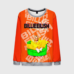 Мужской свитшот Billie Eilish: Orange Mood