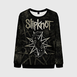 Свитшот мужской Slipknot goat, цвет: 3D-черный