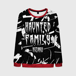 Свитшот мужской KIZARU - HAUNTED FAMILY, цвет: 3D-красный