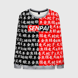 Свитшот мужской SENPAI, цвет: 3D-меланж