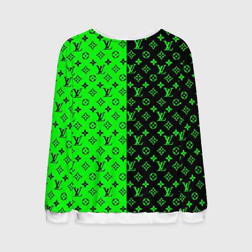 Мужской свитшот BILLIE EILISH x LV Green / 3D-Белый – фото 2