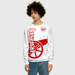 Свитшот мужской Arsenal, цвет: 3D-белый — фото 2