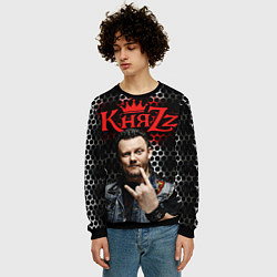 Свитшот мужской Князь Анархия спина, цвет: 3D-черный — фото 2