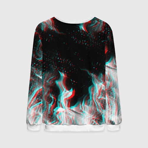 Мужской свитшот GHOSTEMANE GLITCH / 3D-Белый – фото 2