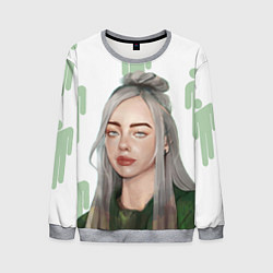 Свитшот мужской Billie Eilish, цвет: 3D-меланж