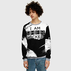 Свитшот мужской Sherlock, цвет: 3D-меланж — фото 2