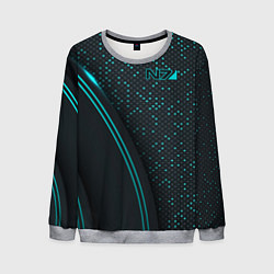 Свитшот мужской Mass Effect N7, цвет: 3D-меланж
