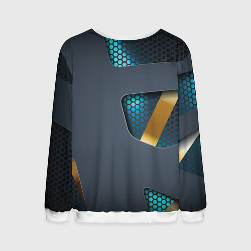 Мужской свитшот Mass Effect N7 / 3D-Белый – фото 2