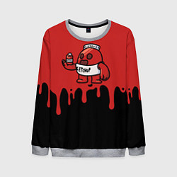 Мужской свитшот Спайк кетчуп
