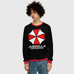 Свитшот мужской UMBRELLA CORP, цвет: 3D-красный — фото 2