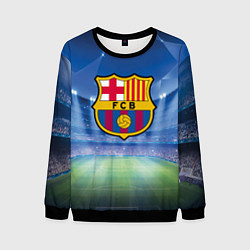 Свитшот мужской FC Barcelona, цвет: 3D-черный