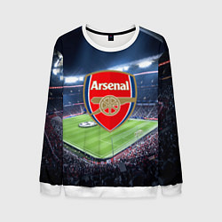 Свитшот мужской FC Arsenal, цвет: 3D-белый