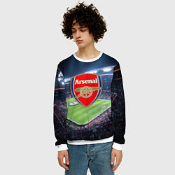 Свитшот мужской FC Arsenal, цвет: 3D-белый — фото 2