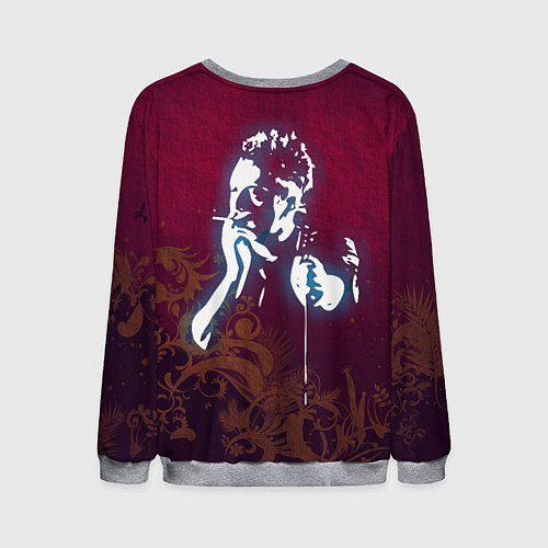 Мужской свитшот Агата Кристи / 3D-Меланж – фото 2