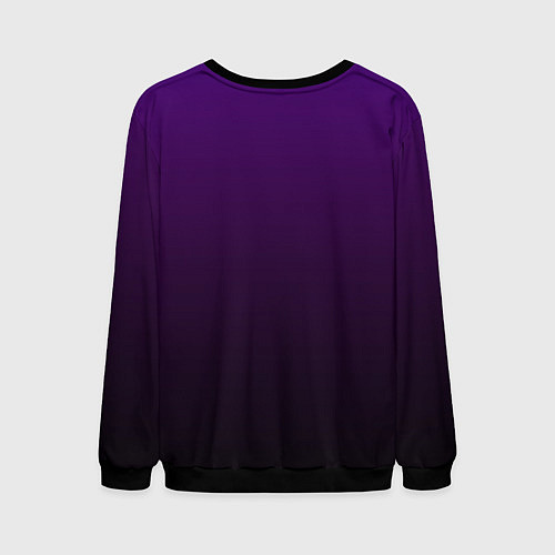 Мужской свитшот Кошачий Инь - Янь / 3D-Черный – фото 2