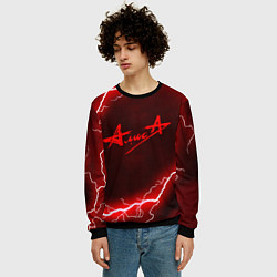 Свитшот мужской АлисА, цвет: 3D-черный — фото 2