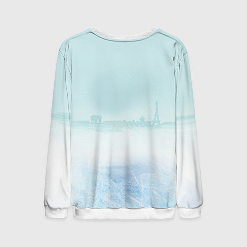 Мужской свитшот Фигурное катание / 3D-Белый – фото 2