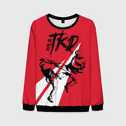 Свитшот мужской Taekwondo, цвет: 3D-черный