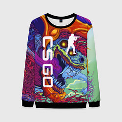 Свитшот мужской CS GO HYPERBEAST, цвет: 3D-черный