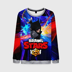 Свитшот мужской Brawl Stars - Crow, цвет: 3D-меланж